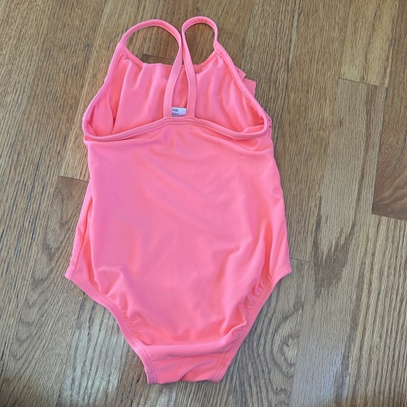 Gap Girls One Piece Coral Ruffle Swimsuit - Picture 4 of 8
